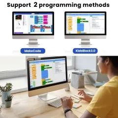 Keyestudio Microbit V2.0 DIY Colorful Lamp Starter Kit For Microbit V2 Starter Pack Programming DIY Electronic Starter Kit