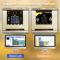 Keyestudio STEM Programming DIY Excavator Learning Kit With Microbit Board Wooden Electronic Component Kit For Microbit