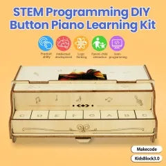 Keyestudio STEM Programming DIY Button Piano Learning Kit For Microbit Starter Kit Support Makcode/KidsBlock Without Board