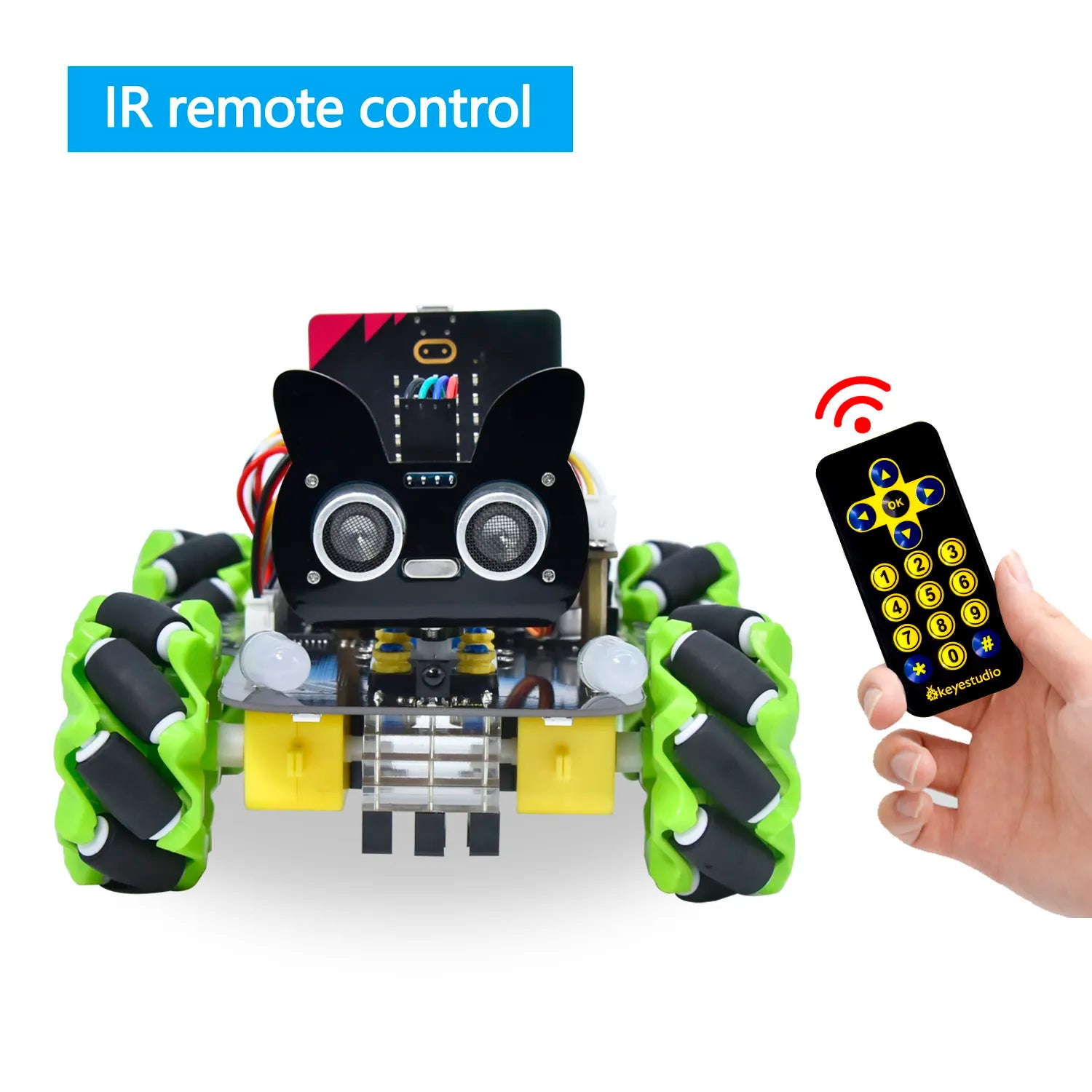 Keyestudio Micro bit 4WD Mecanum Robot Car V2.0 DIY Smart Kit Without Microbit Board