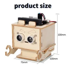 Keyestudio Microbit V2.0 DIY Distance Detection Robot Kit STEM Programming Electronic Starter Kit