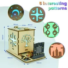 Keyestudio Microbit V2.0 DIY Colorful Lamp Starter Kit For Microbit V2 Starter Pack Programming DIY Electronic Starter Kit