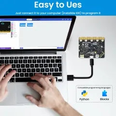 Original Microbit Go Kit Main Board+USB Cable+Battery Holder With Batteries Learning Diy Electronic Kit