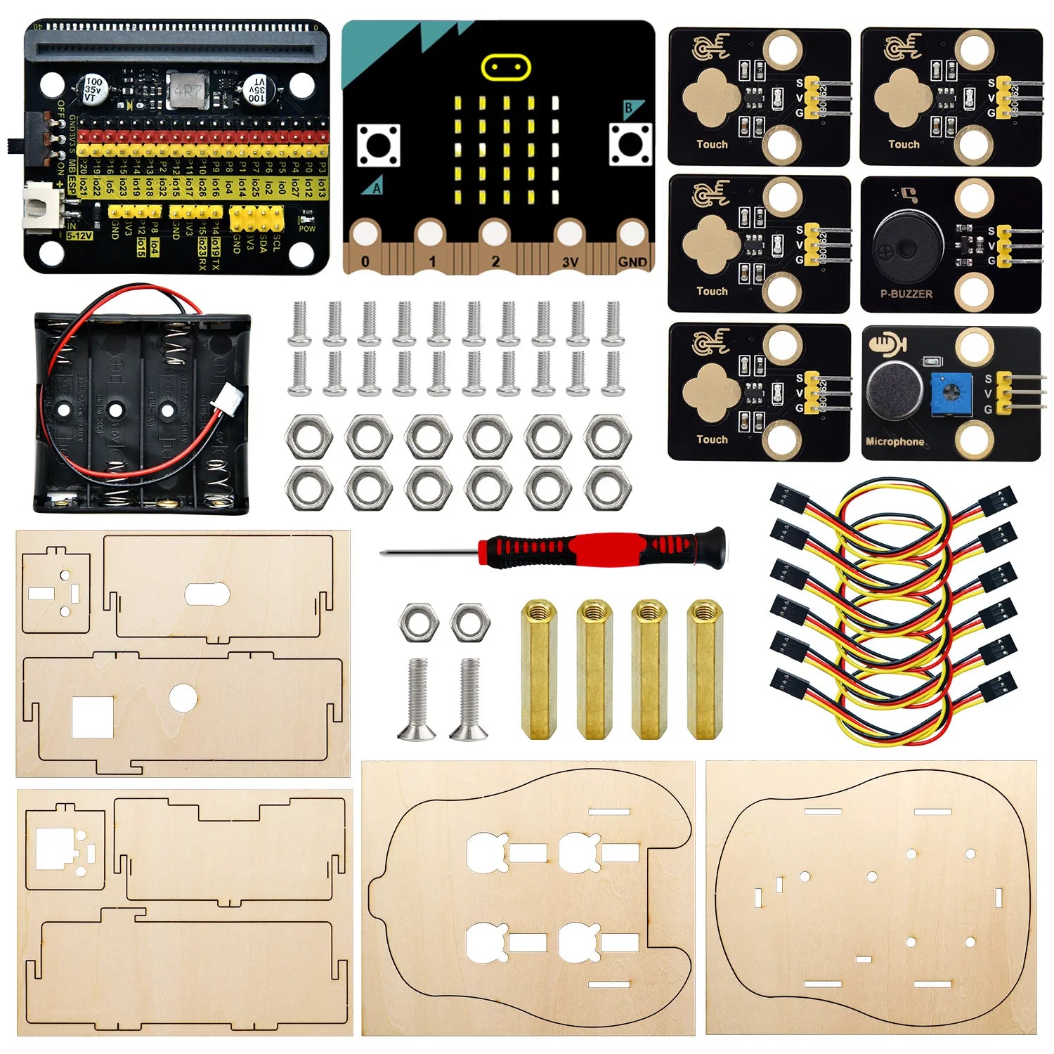 Keyestudio STEM Programming DlY Ocarina Learning Starter kit With Microbit Board