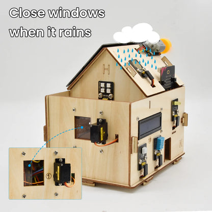Keyestudio Microbit Starter Smart Home Kit for BBC Micro:Bit Starter Kit (Without Micro Bit Board)
