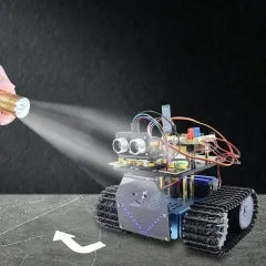 Keyestudio Mini Caterpillar Tank Robot V3.0 For Arduino Kit Robot Car DIY Programmable STEM Toys