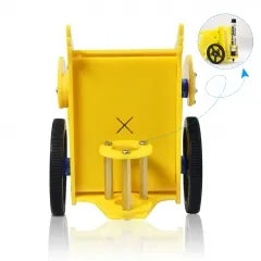 Keyestudio Micro Bit V2 Desk Bit Small Robot Smart Car for Microbit STEM Programming Car Kit(Without Microbit board)