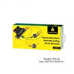 Keyestudio Honeycomb Smart Wearable Coding Kit for Micro:bit With 8 projects