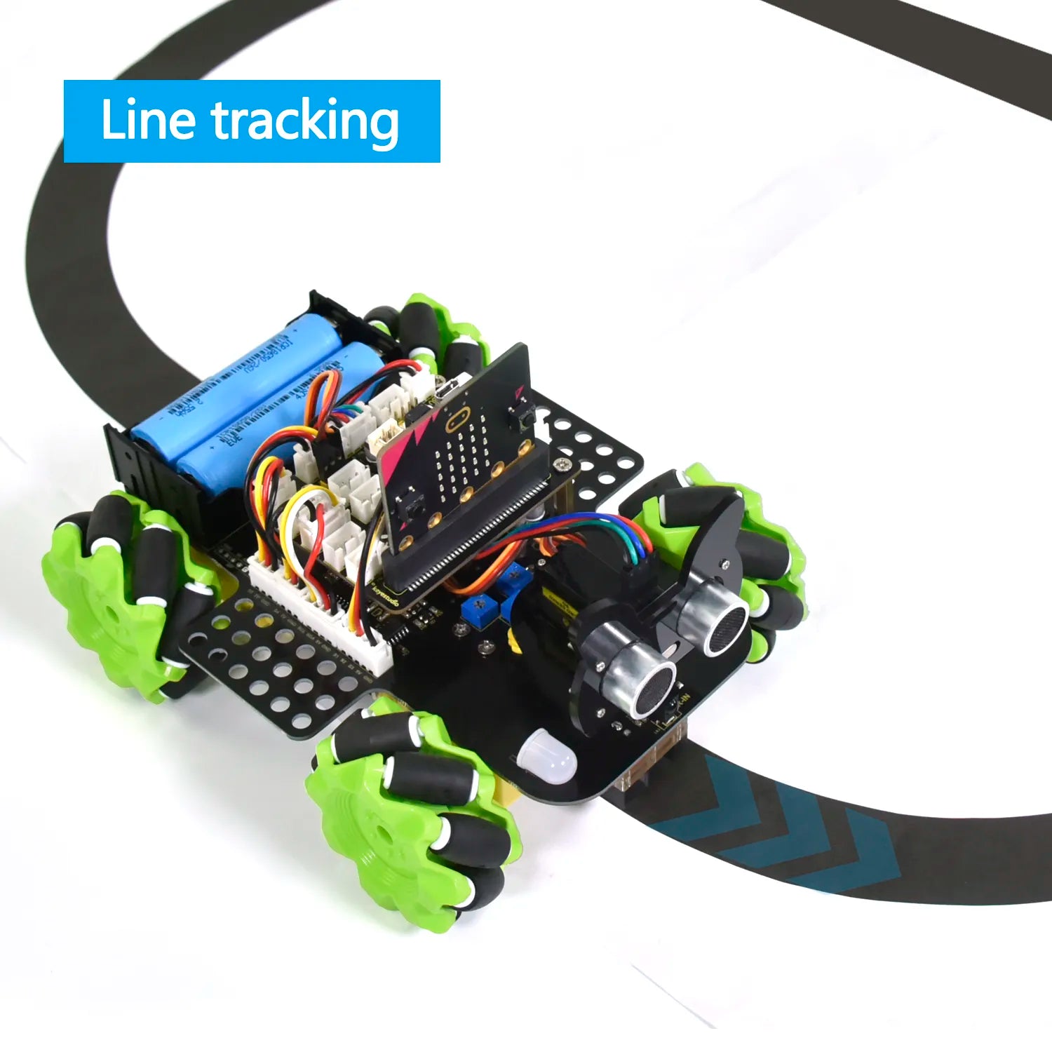 Keyestudio Micro bit 4WD Mecanum Robot Car V2.0 DIY Smart Kit With Microbit Board