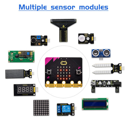 Keyestudio Micro bit Basic Sensor Module Starter Kit Without Microbit Board