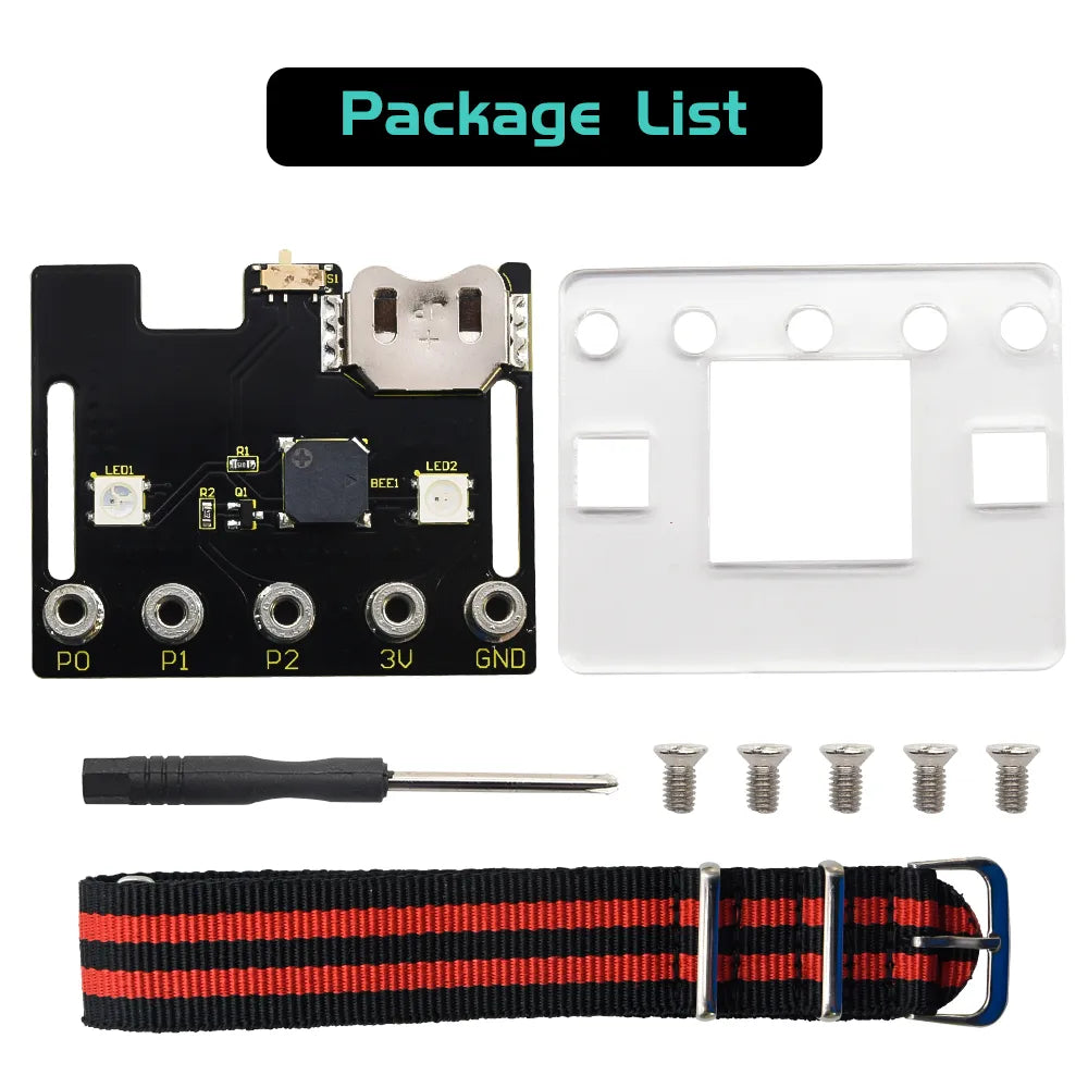 Keyestudio Power Shield Module without battery for BBC Micro bit(Battery type is CR1632)