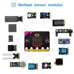 Keyestudio Programming STEM Micro bit V2 Kit Complete Starter Kit (With Micro bit Board)