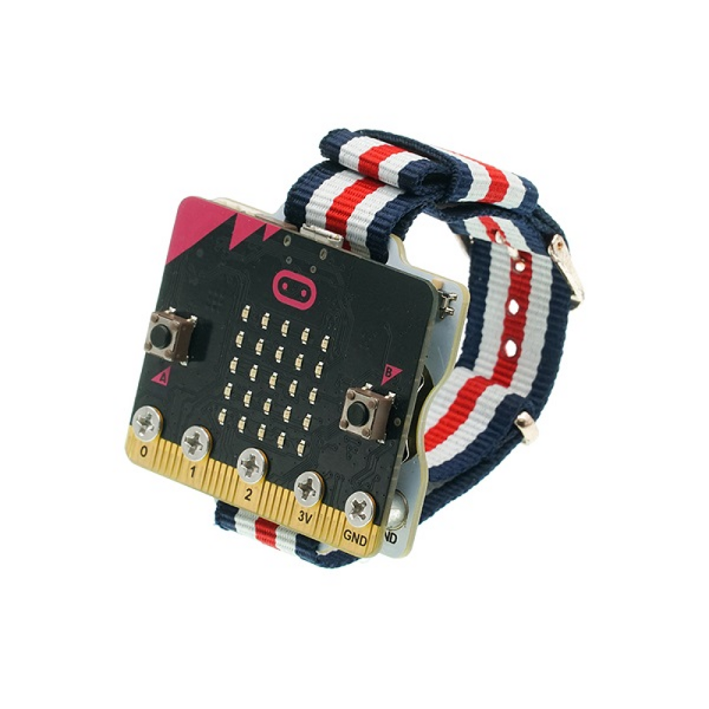 Kit de Relógio de Codificação Inteligente micro:bit ELECFREAKS, Um Relógio micro:bit Divertido e Vestível para Projetos Simples de micro:bit para Crianças e Iniciantes