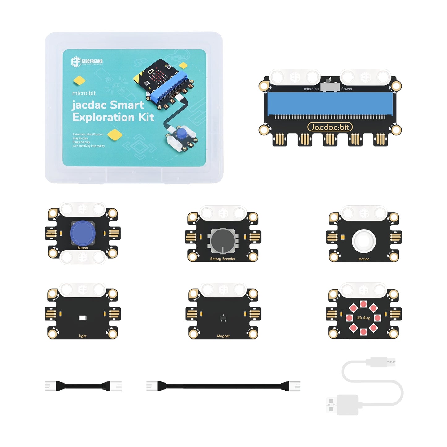 Kit de Exploração Inteligente Jacdac micro:bit da ELECFREAKS