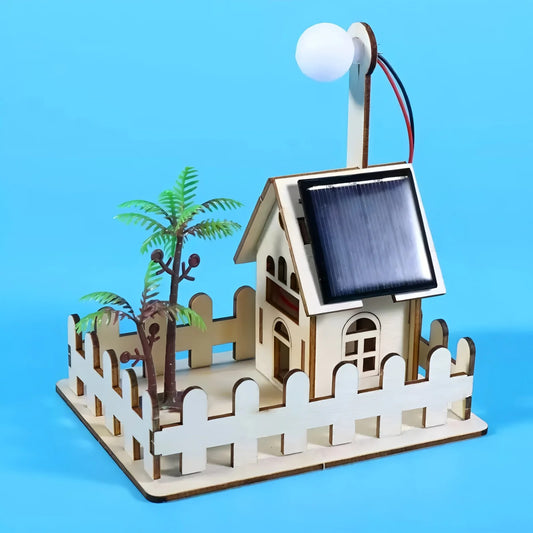 Casa Solar DIY com Luz Funcional