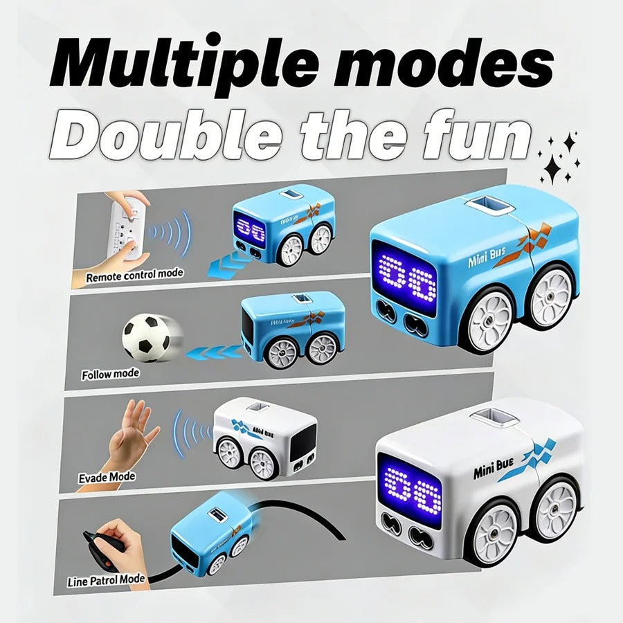 Mini Autocarro RC - 4 Modos de Jogo