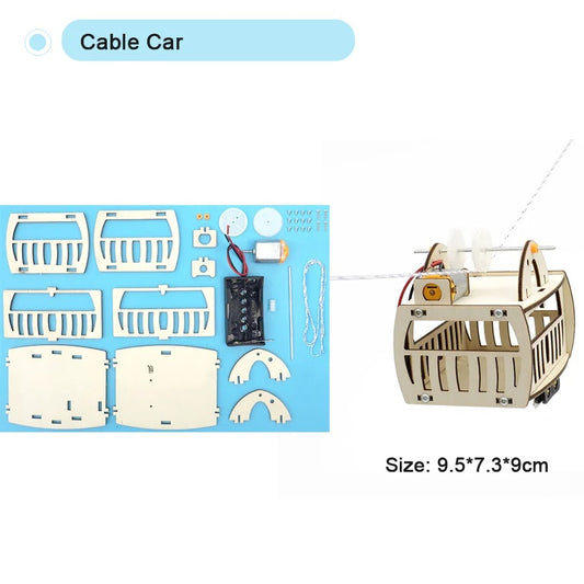 Modelo físico DIY experiência científica brinquedo educativo artesanal para crianças