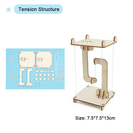 Modelo físico DIY experiência científica brinquedo educativo artesanal para crianças