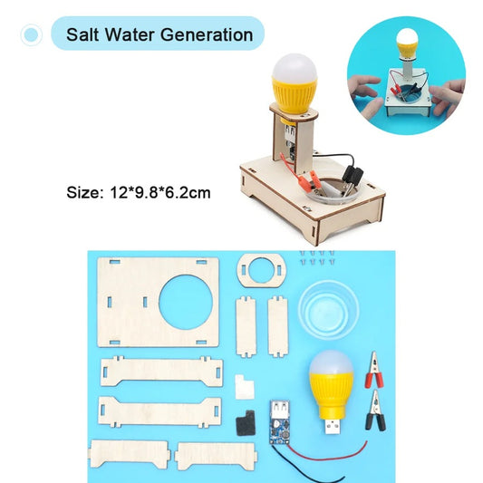 Modelo físico DIY experiência científica brinquedo educativo artesanal para crianças