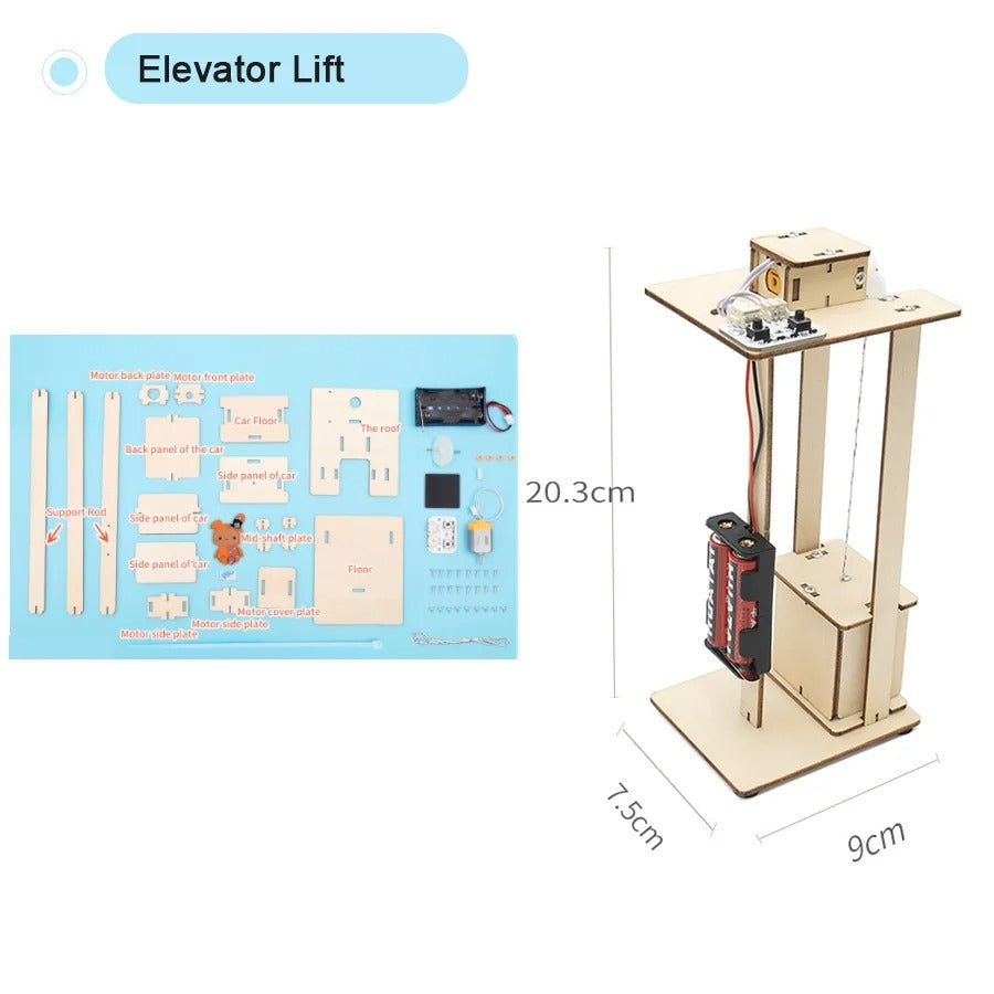Modelo físico DIY experiência científica brinquedo educativo artesanal para crianças
